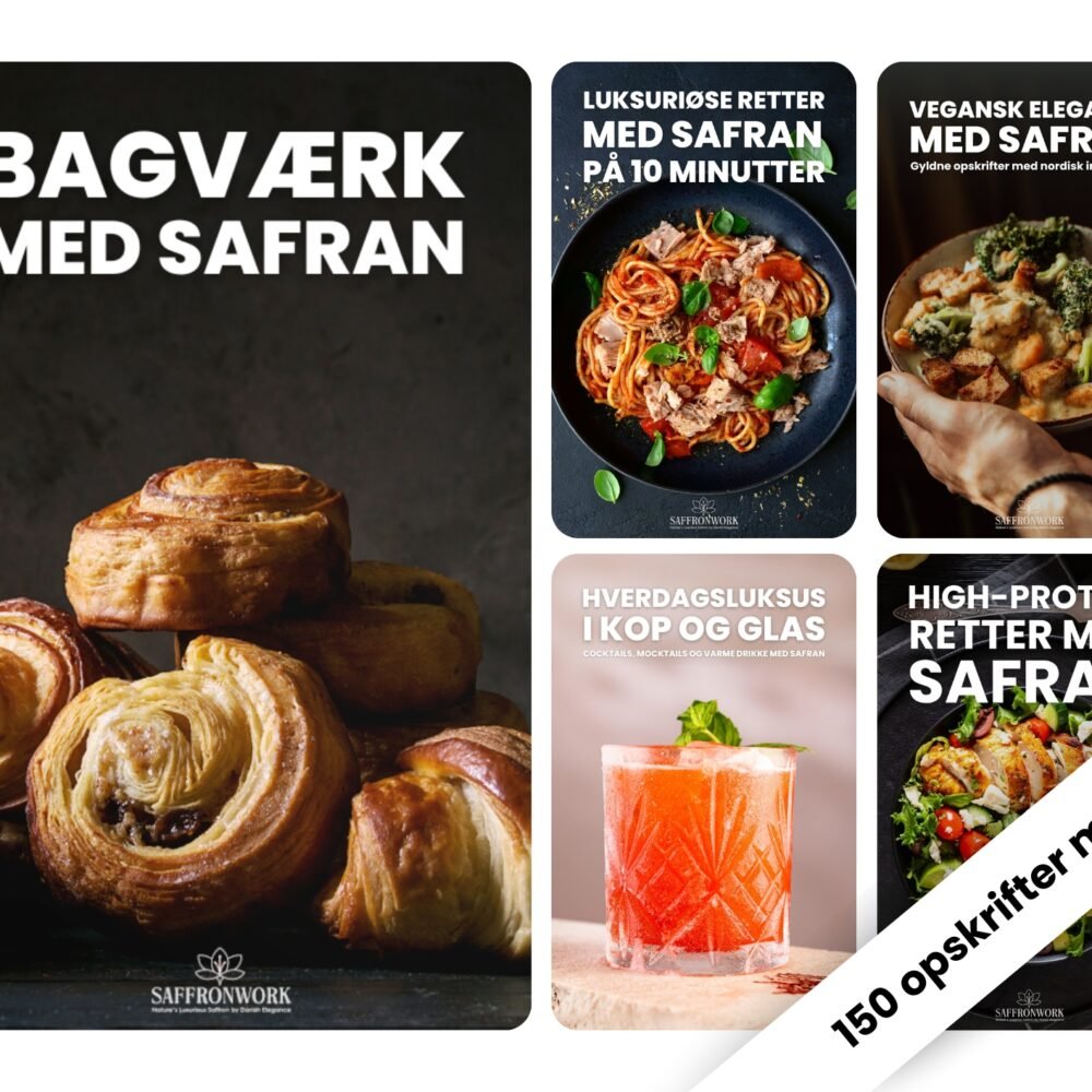 5 digitale opskriftsbøger med safran retter